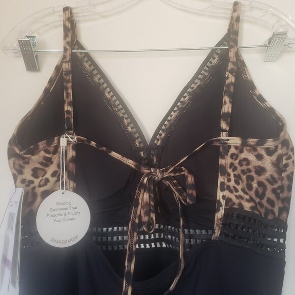 Leopard Contours by Coco Reef Size 14 Bra 38  C and D - Picture 3 of 5